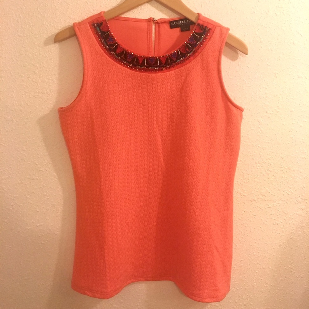Cute Blouse Top (coral-ish color)